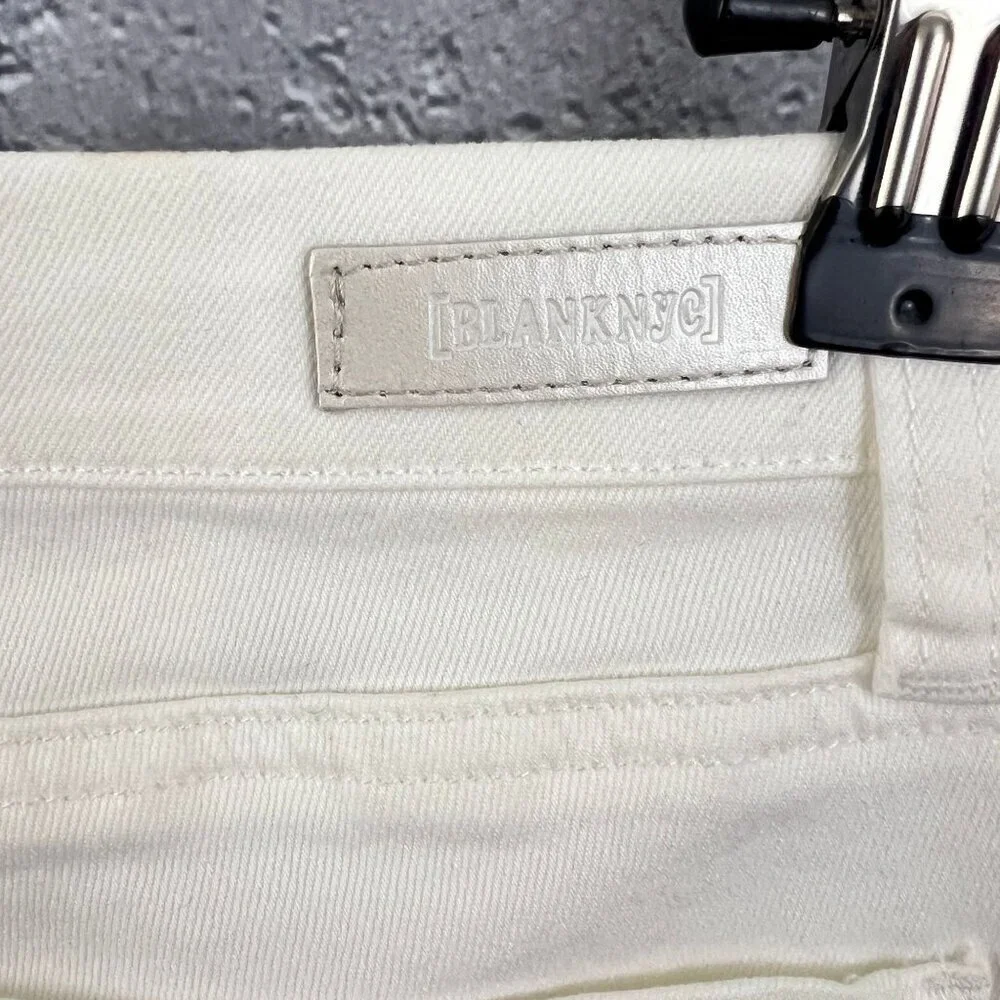 BlankNYC‎ Womens Size 31 White Skinny Jeans 30 inch Inseam